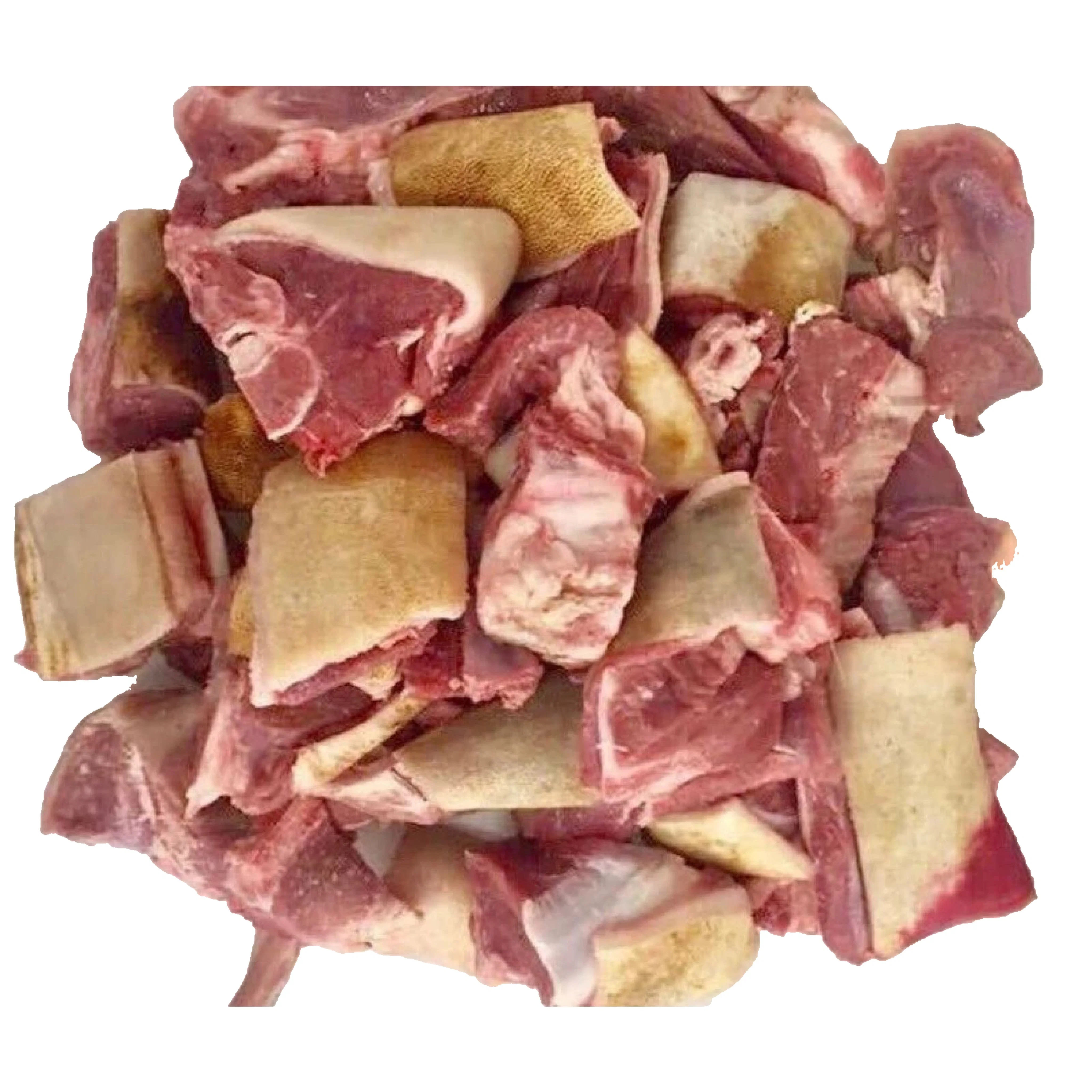 Fresh goat meat portions